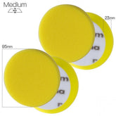 Menzerna Medium Cut Foam Pad 95 mm (2 li paket) (yellow)