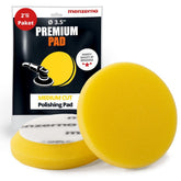 Menzerna Medium Cut Foam Pad 95 mm (2 li paket) (yellow)