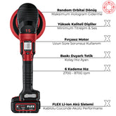 XFE 2 15 18-EC Akülü Random Orbital Polisaj Makinesi Seti
