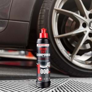 MENZERNA YENİ 1000 Kalın Pasta - 250 Ml | Ağır Çizik Zımpara İzi Giderici & Hızlı Kesim