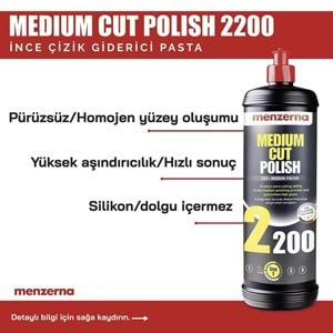 MENZERNA 2200 İnce Çizik Giderici Pasta - 1 lt
