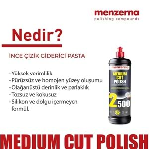 MENZERNA 2500 İnce Çizik Giderici Pasta - 5 lt