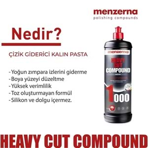 MENZERNA 1000 Çizik Giderici Kalın Pasta - 1 kg