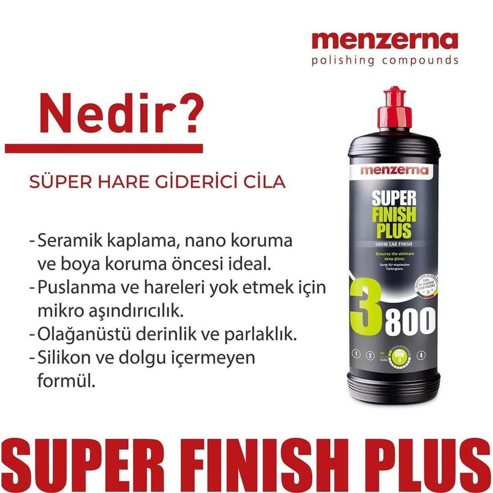 MENZERNA 3800 Süper Hare Giderici Cila - 250 ml