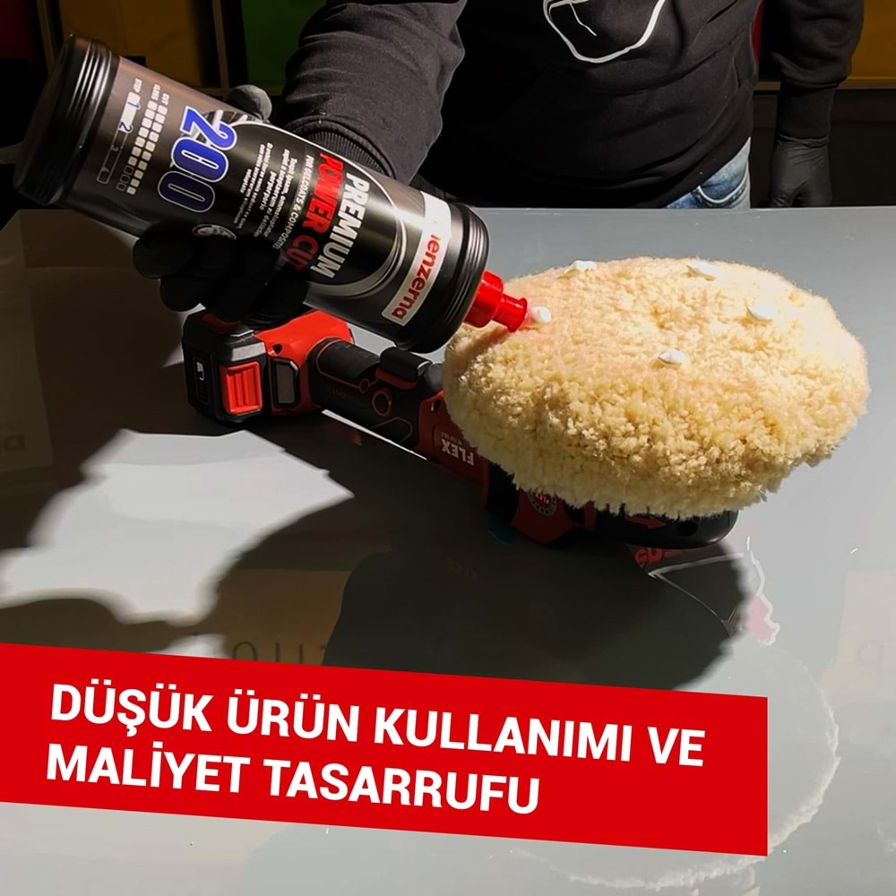 MENZERNA Power Cut 200 Jelkot Boya Kompozit Çizik Giderici Kalın Pasta 1 Lt | Fiberglas Marin Tekne