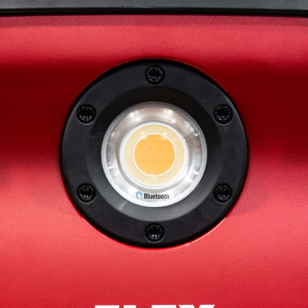 FLEX DWL 2500 LED Şarjlı Çalışma Detay Lambası 6500K 3000 Lümen- Kablosuz Bluetooth Kontrol Işığı