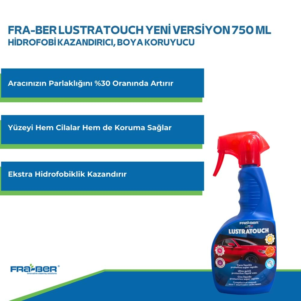 FRA-BER Lustratouch Boya Koruyucu Ve Parlatıcı (Yeni Vesiyon) - 750 ml