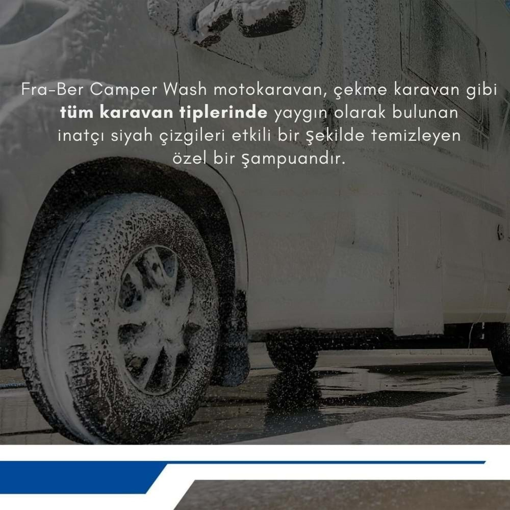 FRA-BER Camper Wash Karavan Şampuanı Siyah Leke Giderici Konsantre - 1000 ml