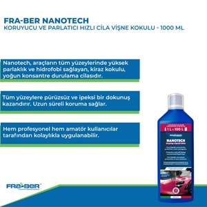 FRA-BER Nanotech Koruyucu Ve Parlatıcı Hızlı Cila Vişne Kokulu ( 1:100 Konsantre) - 1000 ml