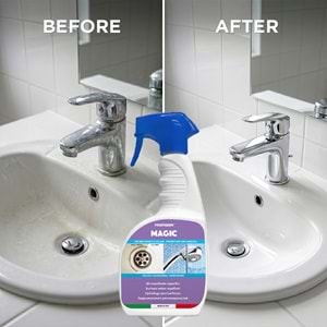 Fra-Ber Magic Su İtici Kireç Önleyici Sprey 750 ml | Duşakabin, Banyo, Ayna ve Araç Camı