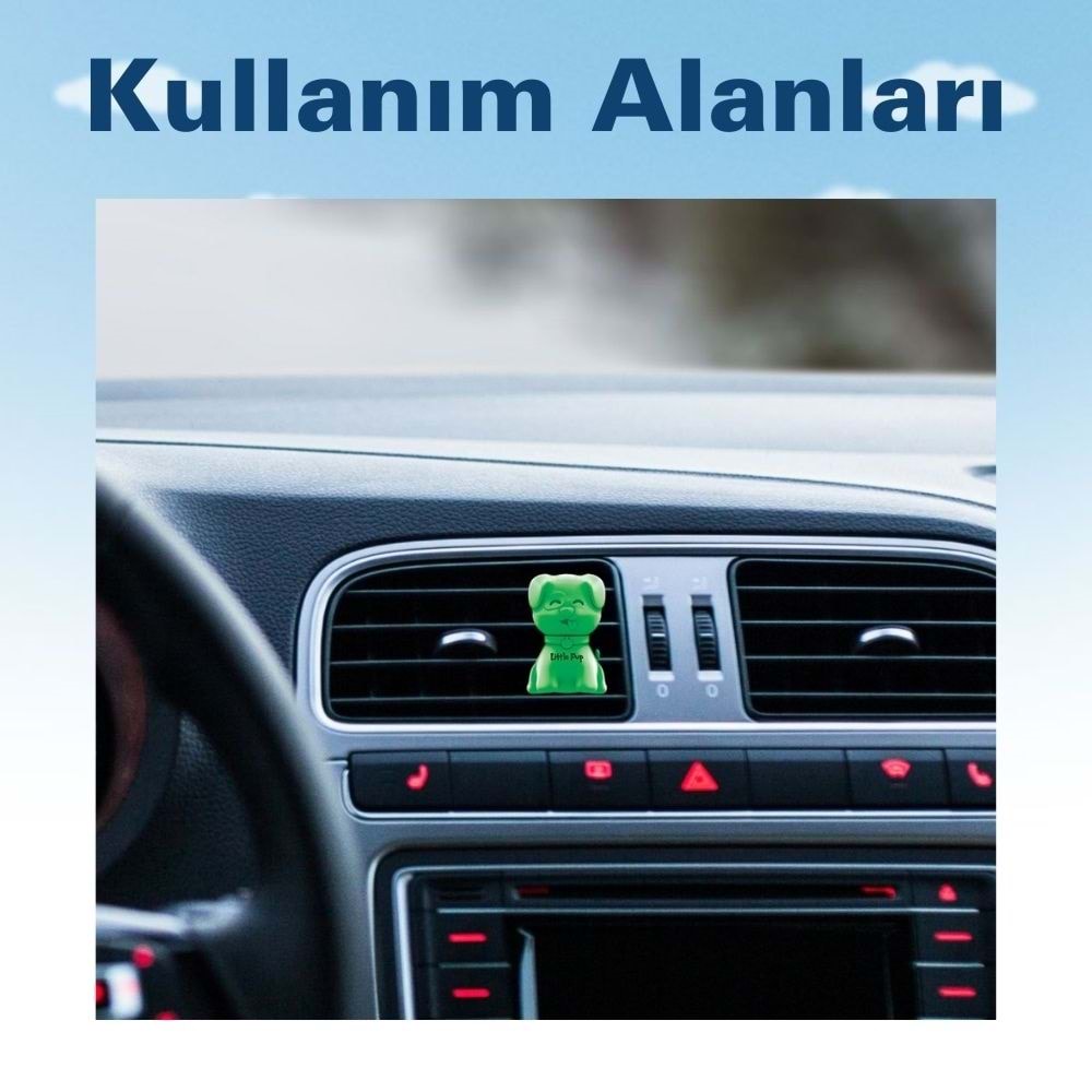Little Joe Little Pup Taze Nane Araç Kokusu (Minty Fresh) -45 Gün -Oto Kokusu Kalıcı Klima Parfüm