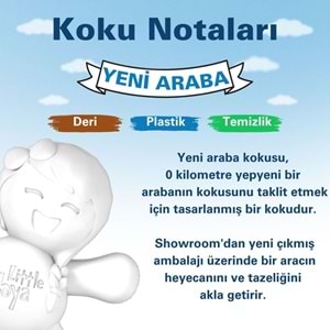 Little Joe Little Joya Yeni Araç Kokusu (New Car) -45 Gün -Oto Kokusu Kalıcı Klima Parfüm