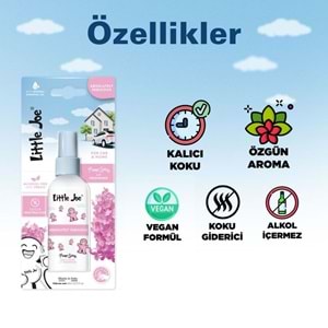 Little Joe Çiçek Sprey Oda Kokusu 60 ml (Fabulous) -Koku Giderici -Oto Ev Ofis Parfüm