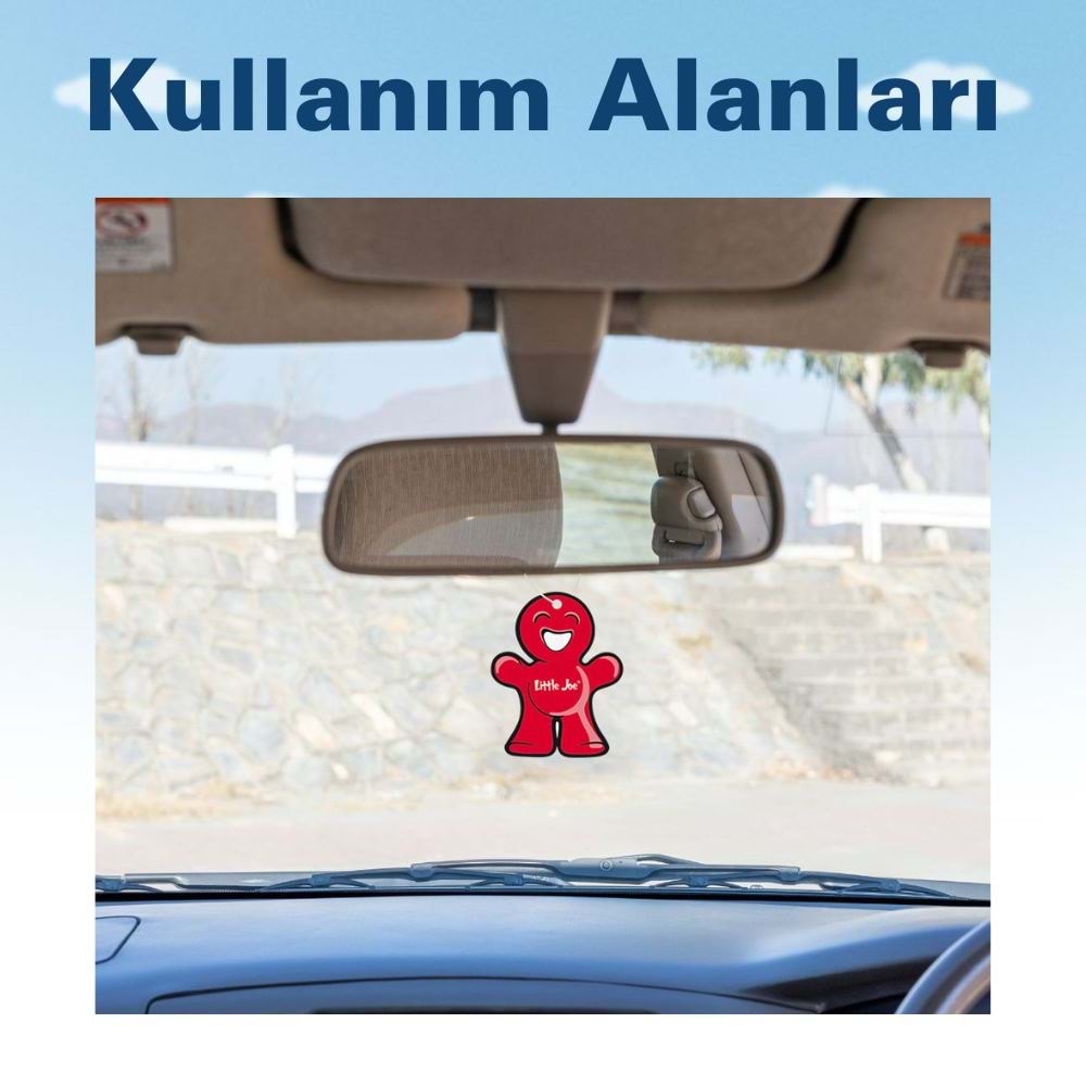 Little Joe Kiraz Araç Asma Koku (Cherry) -30 Gün -İpli Oto Kokusu -Ayna Parfümü