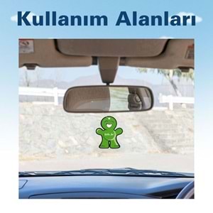 Little Joe Yeşil Çay Araç Asma Koku (Green Tea) -30 Gün -İpli Oto Kokusu -Ayna Parfümü