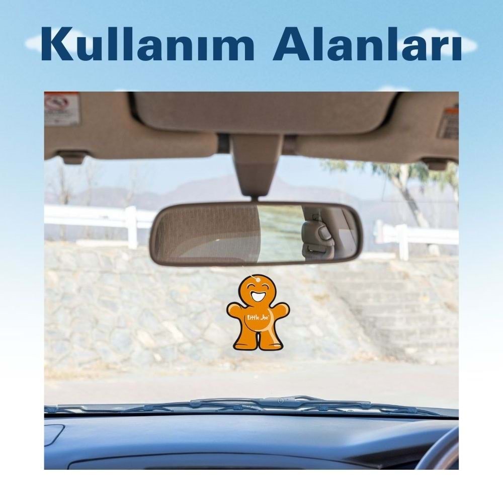 Little Joe Narenciye Araç Asma Koku (Citrus) -30 Gün -İpli Oto Kokusu -Ayna Parfümü