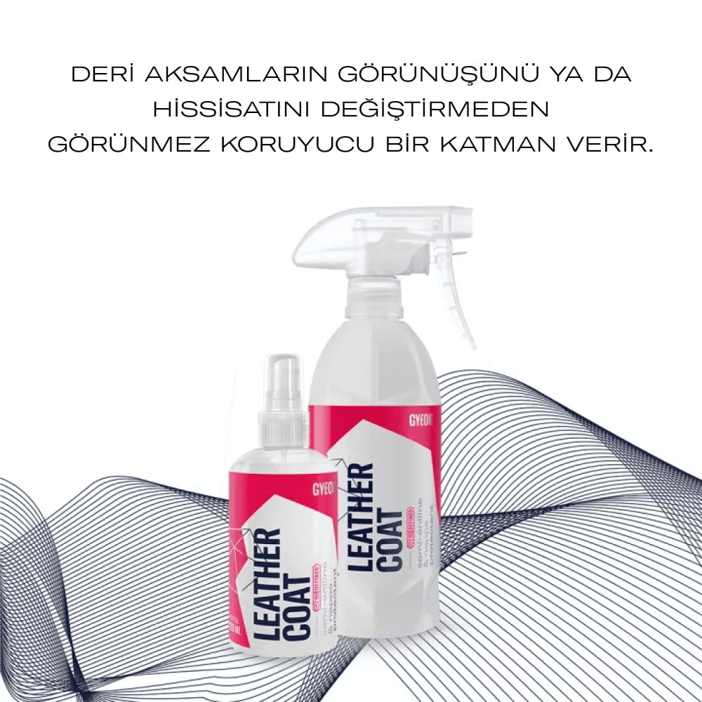 GYEON Q² Leather Coat REDEFINED Deri Yüzeyler İçin Bakım Ve Koruma - 120 ml