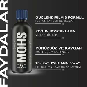 GYEON Q² Mohs EVO Light Box Seramik Kaplama - 30 ml - 9H Oto Boya Koruma-Su İtici