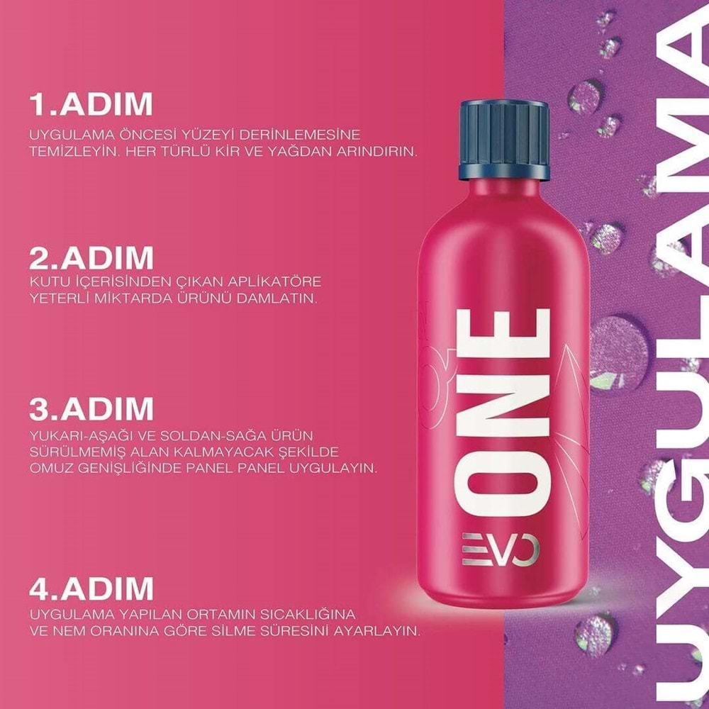 GYEON Q² One EVO Light Box Seramik Kaplama - 100ml - 9H Oto Boya Koruma-Su İtici