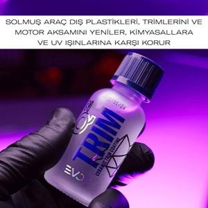 GYEON Q² Trim EVO Plastik Koruyucu Ve Solmuş Plastik Yenileyici Seramik Kaplama - 30ml