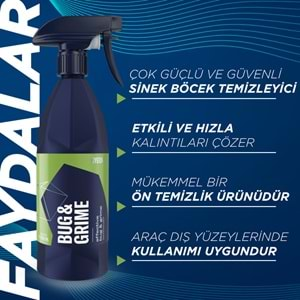 GYEON Q²M Bug&Grime Araç Sinek Böcek Leke Temizleyici - 1000 ml