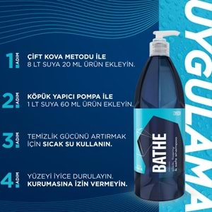 GYEON Q²M Bathe PH Nötr Cilalı Oto Şampuanı - 4000 ml -Yüksek Konsantre Jel Araç Yıkama Köpüğü