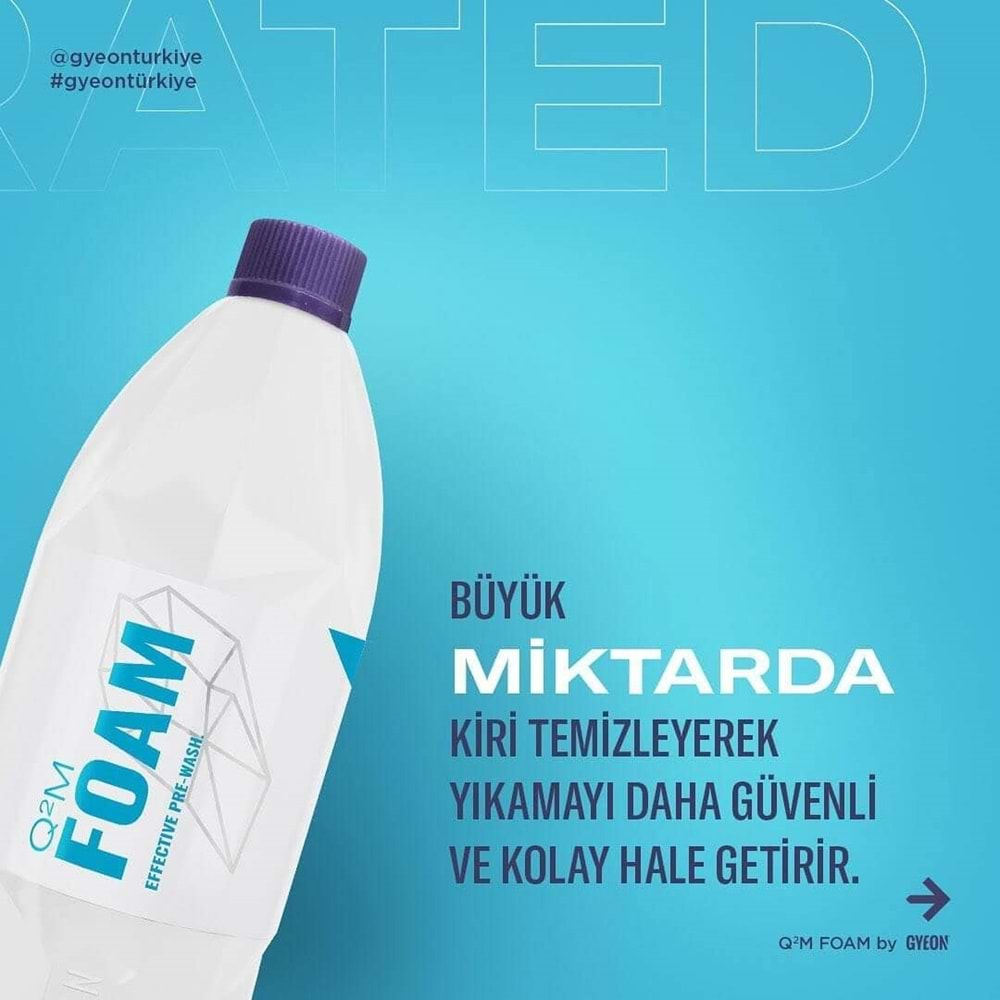 GYEON Q²M Foam Konsantre Ön Yıkama Köpüğü - 4000 ml