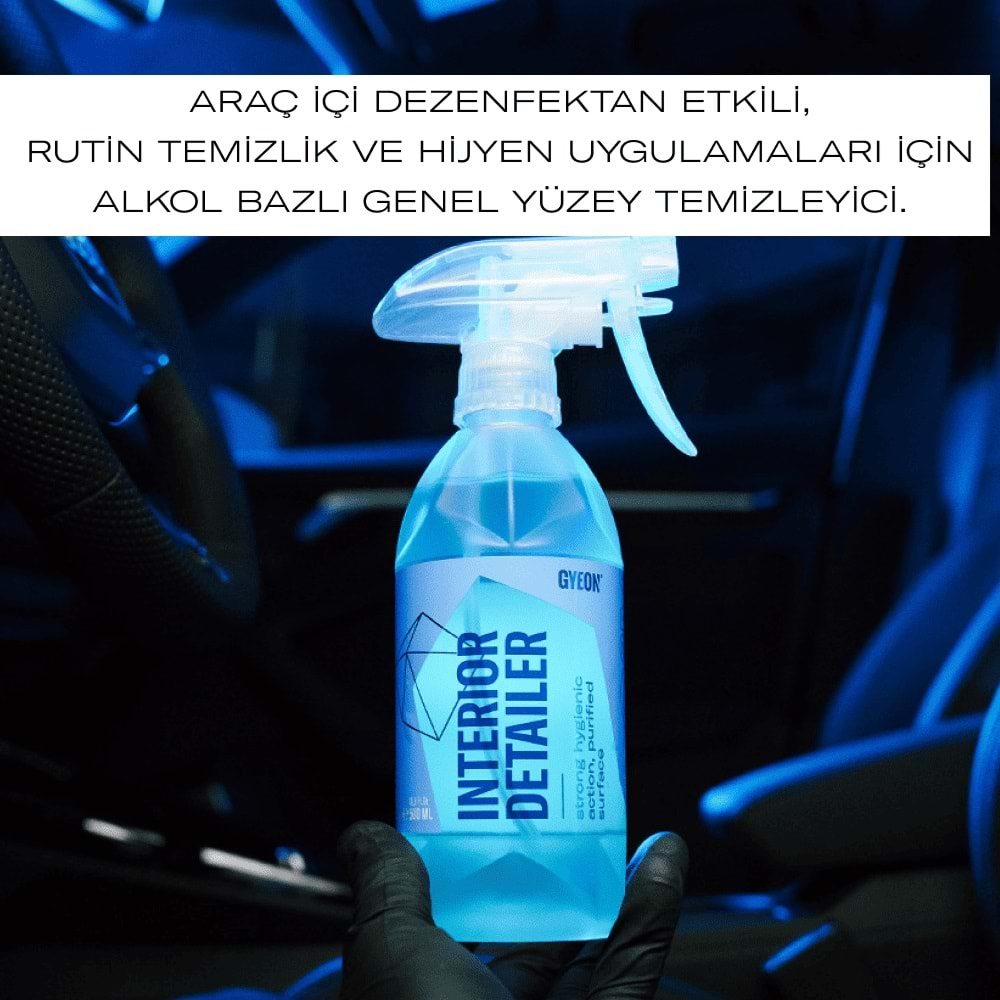 GYEON Q²M Interior Detailer Dezenfektan Etkili İç Detay Temizleyici - 4000 ml