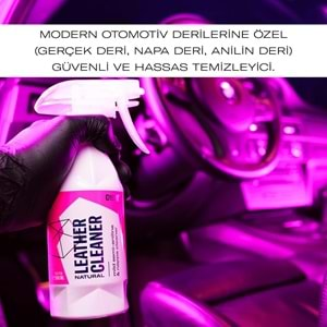 GYEON Q²M Leather Cleaner Natural Modern Napa Yarı Anilin Derilere Özel Temizleyici - 1000 ml