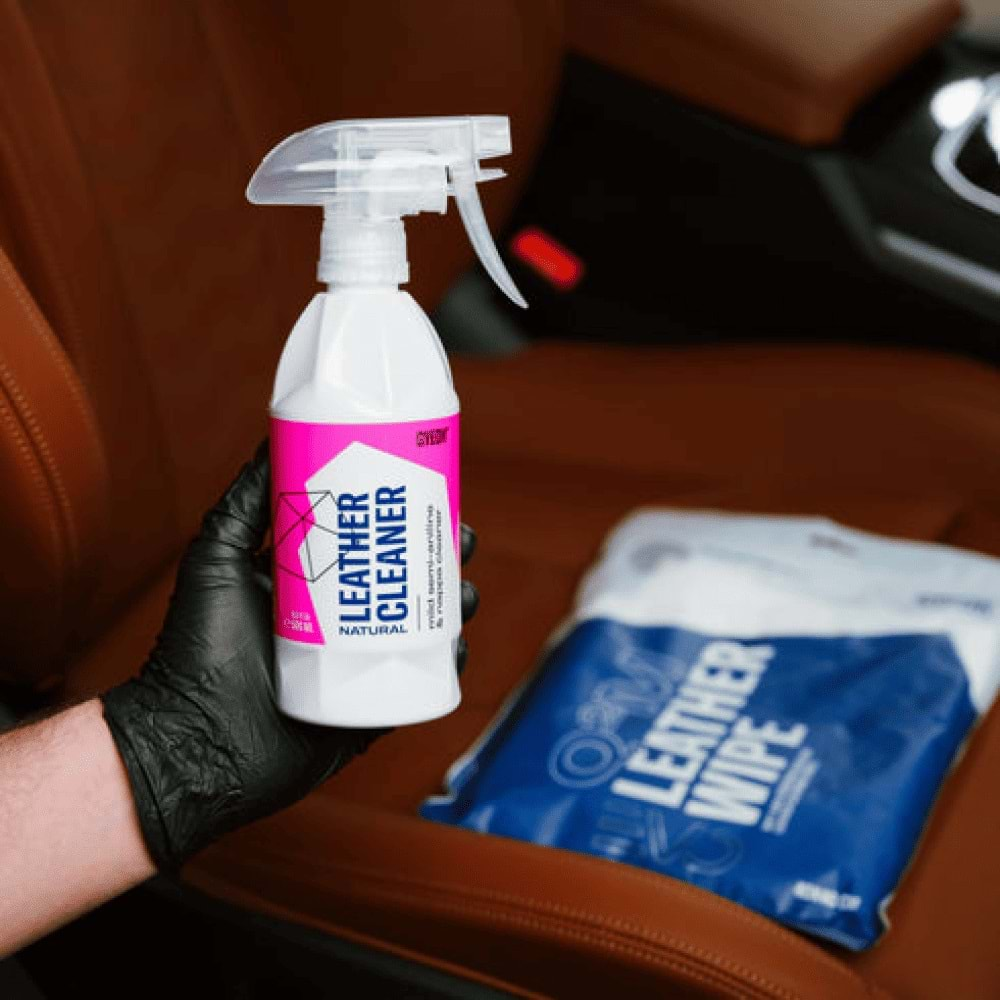 GYEON Q²M Leather Cleaner Natural Modern Napa Yarı Anilin Derilere Özel Temizleyici - 1000 ml