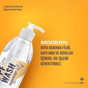 GYEON Q²M PPF Wash PPF ve Folyolara Özel Demir Tozu Sökücü Yıkama Şampuanı - 1000 ml