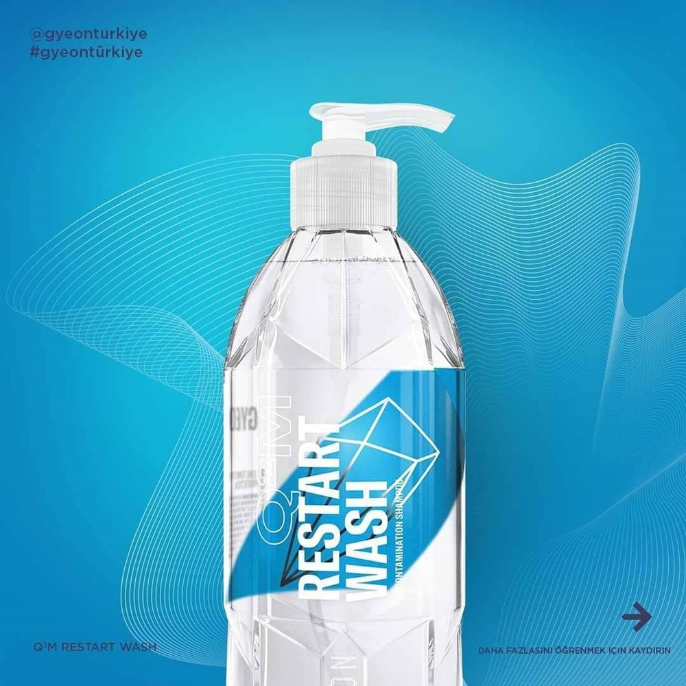 GYEON Q²M RestartWash Konsantre Yüzey Yenileyici Şampuan - 1000 ml