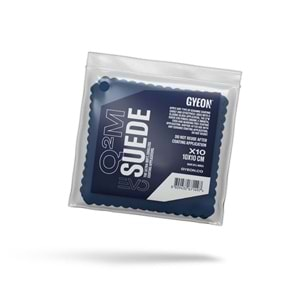 GYEON Q²M Suede EVO Seramik Uygulamaları İçin Süet Silme Bezi 10×10cm - 10 lu Paket