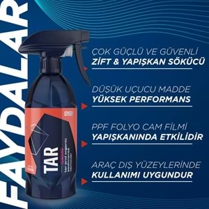 GYEON Q²M Tar REDEFINED Zift Katran Reçine Temizleyici Ve Yapışkan Sökücü - 500 ml