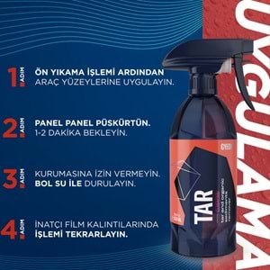 GYEON Q²M Tar REDEFINED Zift Katran Reçine Temizleyici Ve Yapışkan Sökücü - 500 ml