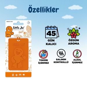 Little Joe Meyve Kokulu Dolap Asma Kart (Fruit) -45 Gün -İpli Ev Oto Kokusu -Ayna Parfümü