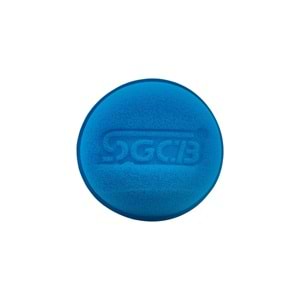 SGCB Wax Cila El Pedi - 1 Adet (Mavi) | Yuvarlak Boya Koruma Uygulama Süngeri Pad 10cm