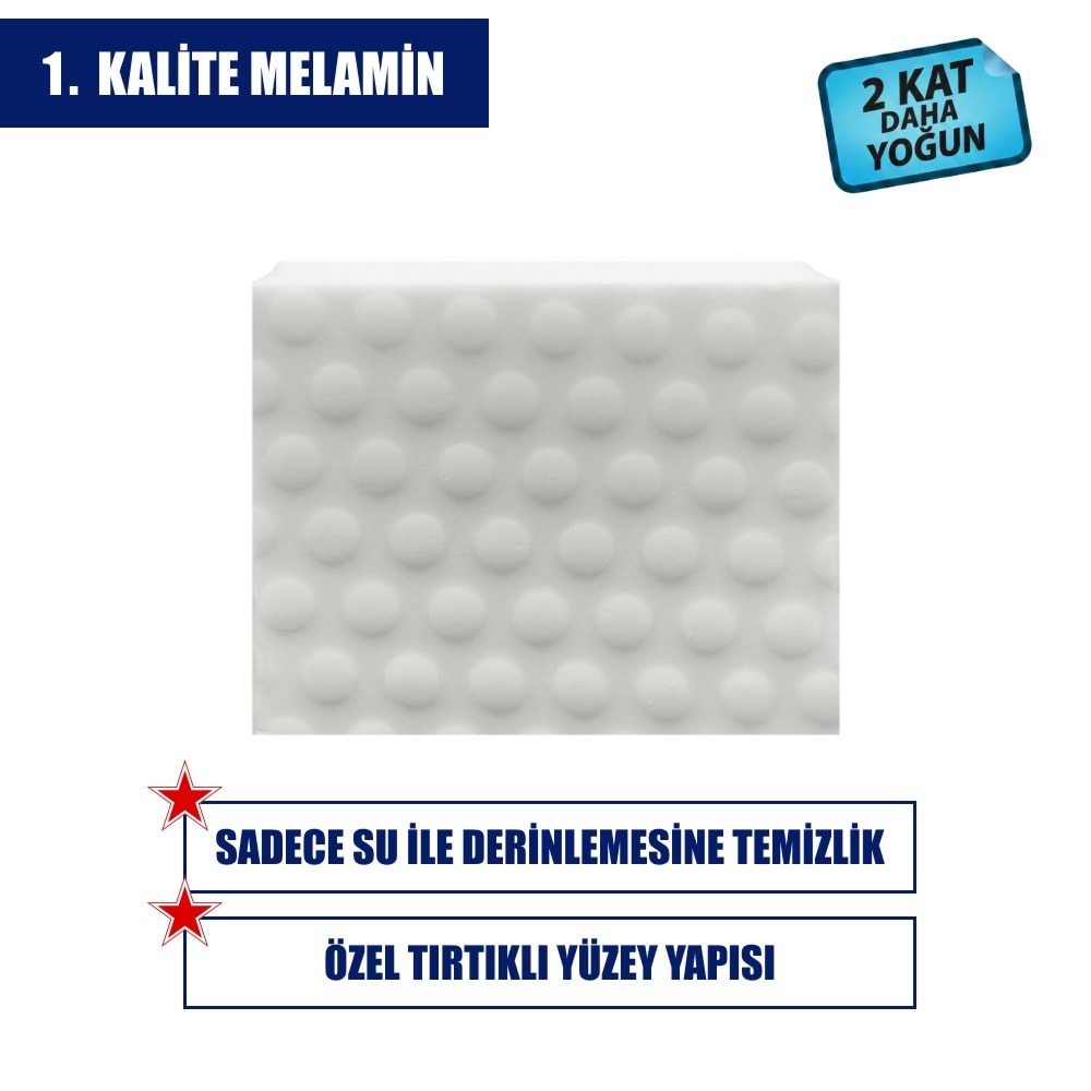 SGCB Magic Sponge Sihirli Sünger - Melamin Silgi Temizlik Süngeri 90x70x35mm