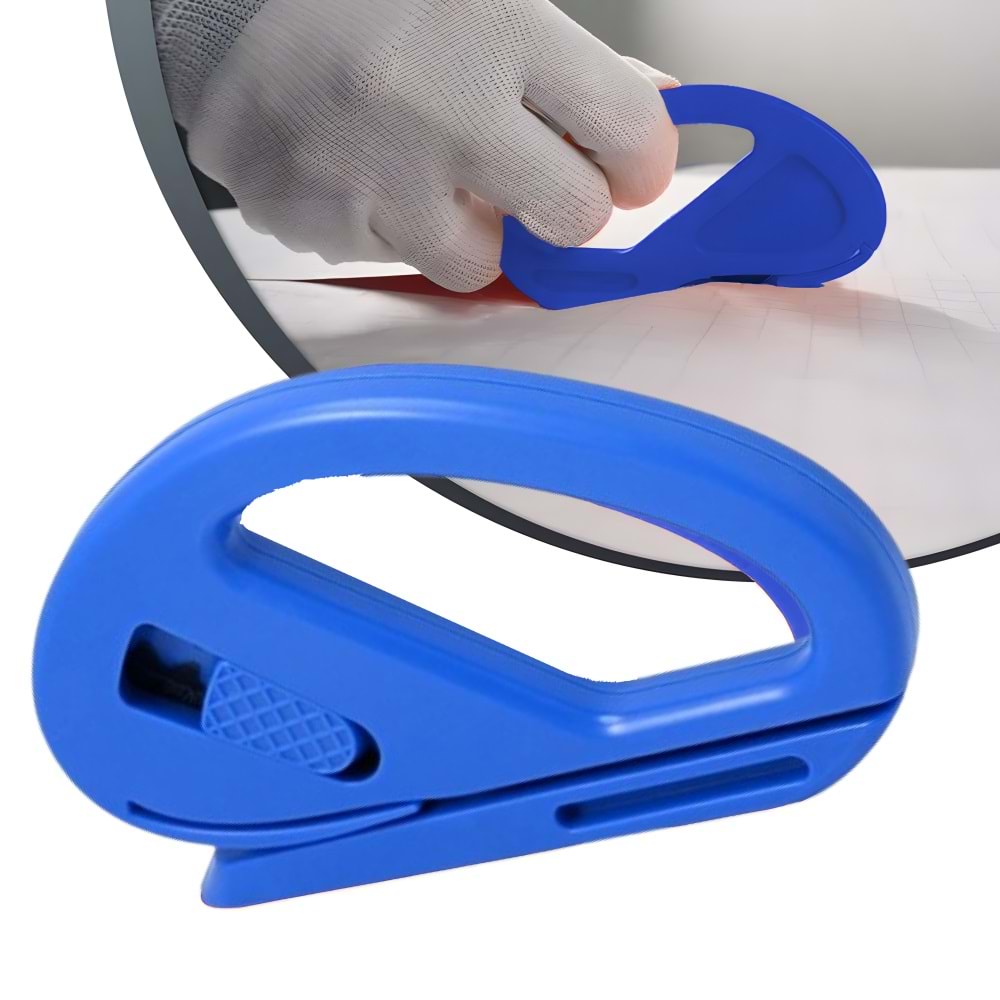 SGCB PPF Cam Filmi Kesici Aparatı - 2'li Paket | Güvenli Folyo Vinil Kesme Araç Kaplama Bıçağı