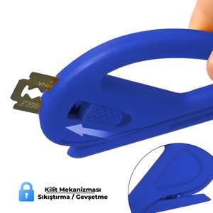 SGCB PPF Cam Filmi Kesici Aparatı - 2'li Paket | Güvenli Folyo Vinil Kesme Araç Kaplama Bıçağı