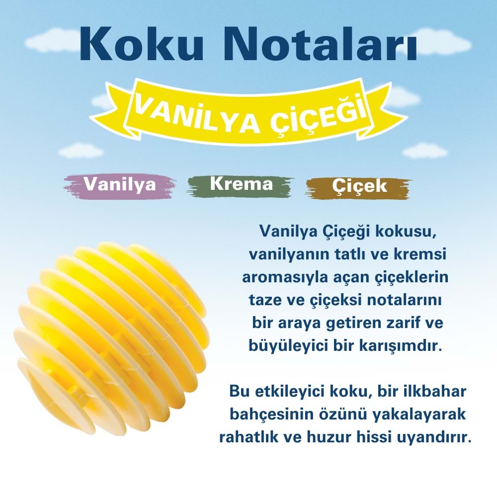 Little Joe Kurutma Makinesi Vanilya Koku Kapsülü 2'li Paket (Vanilla Blossom) -40 Kurutma