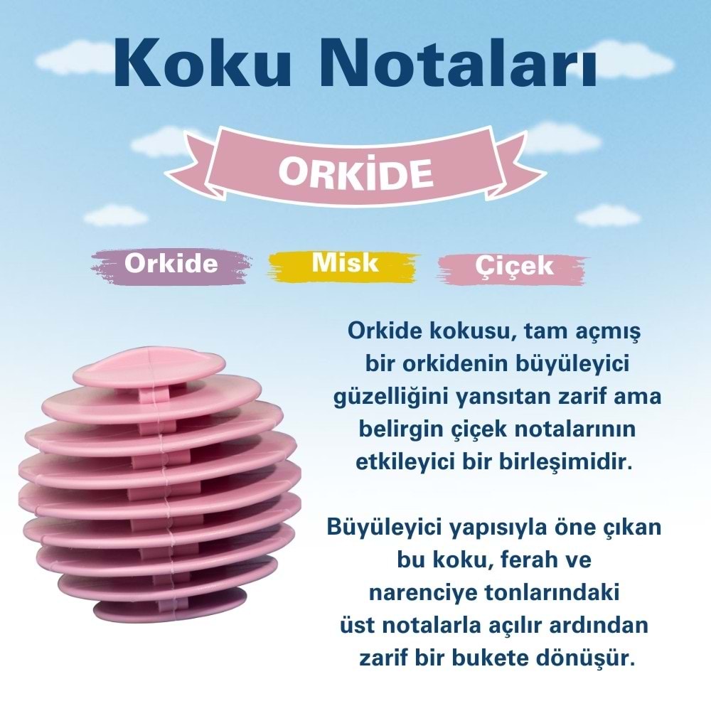Little Joe Kurutma Makinesi Orkide Koku Kapsülü 2'li Paket (Blooming Orchid) -40 Kurutma